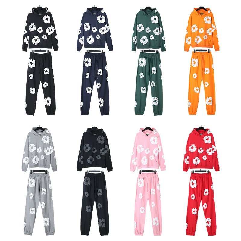 Summer foam printed sweatshirt American hoodie  